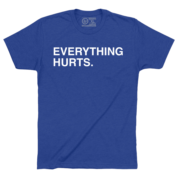 Everything Hurts shirt by Obvious Shirts