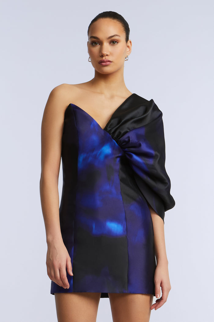Exaggerated Sleeve Mini Dress