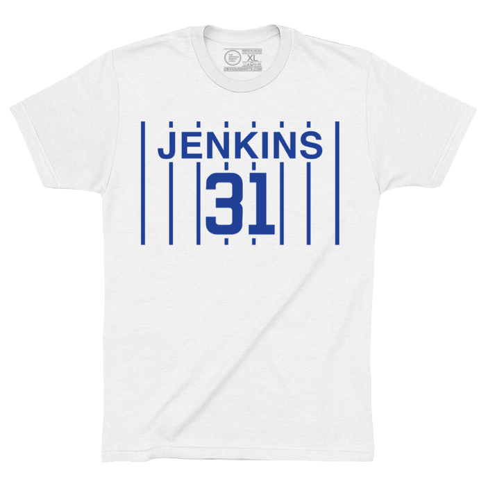 FERGIE JENKINS RETIRED 31 FLAG. - OBVIOUS SHIRTS