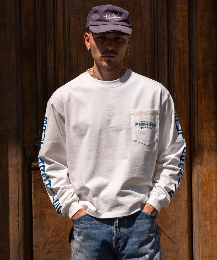 FISHING TEE T-Shirts X-SMALL / WHITE - BRUT Clothing