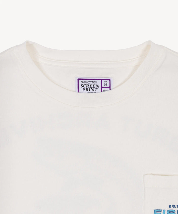 FISHING TEE T-Shirts X-SMALL / WHITE - BRUT Clothing