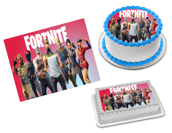 Fortnite Edible Image Frosting Sheet #3 Topper (70+ sizes)