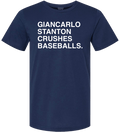 GIANCARLO STANTON CRUSHES BASEBALLS. - OBVIOUS SHIRTS