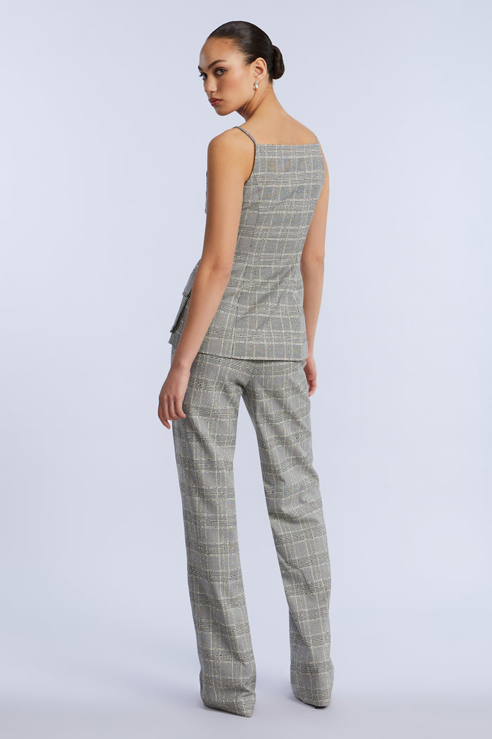 Glen Plaid Vest
