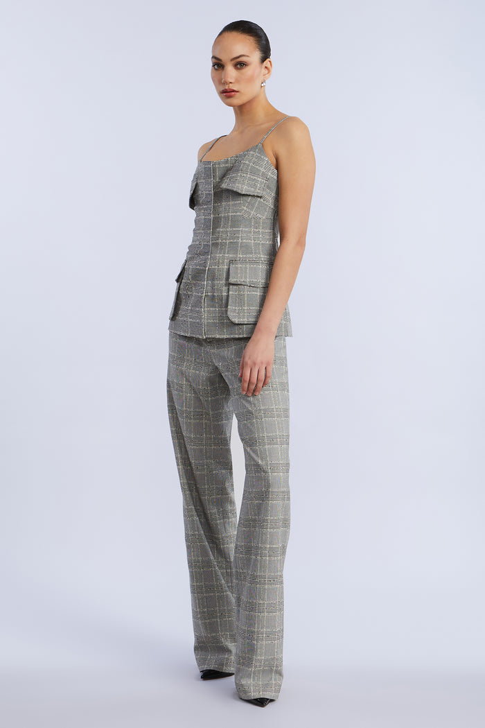 Glen Plaid Vest