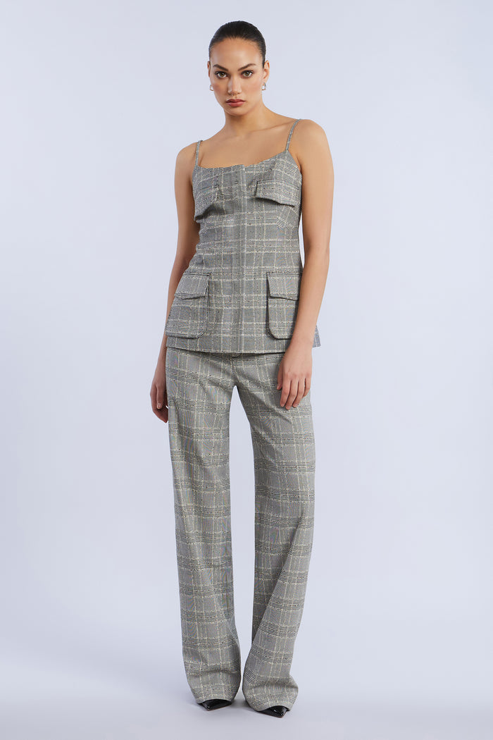 Glen Plaid Vest