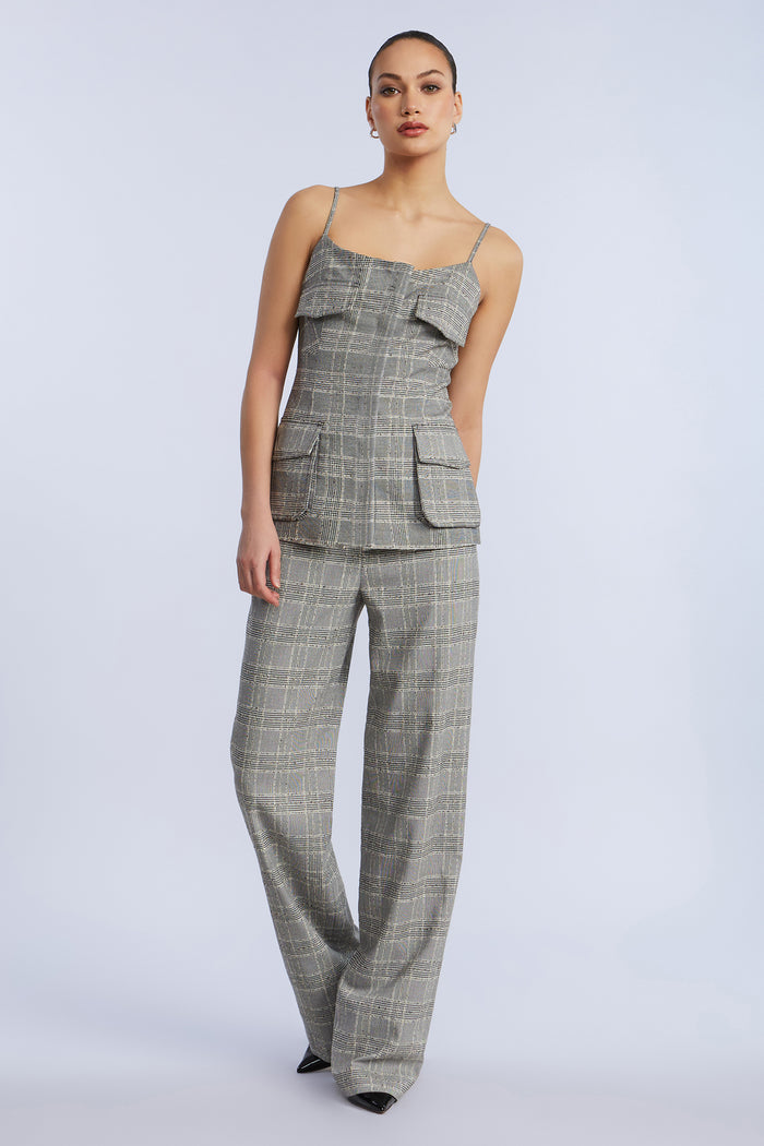 Glen Plaid Vest