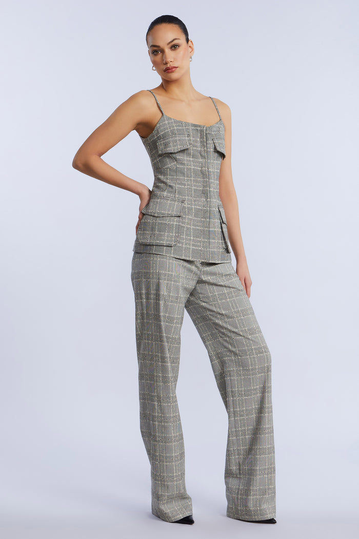 Glen Plaid Vest