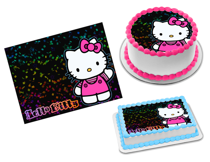 Hello Kitty Edible Image Frosting Sheet #9 (70+ sizes)