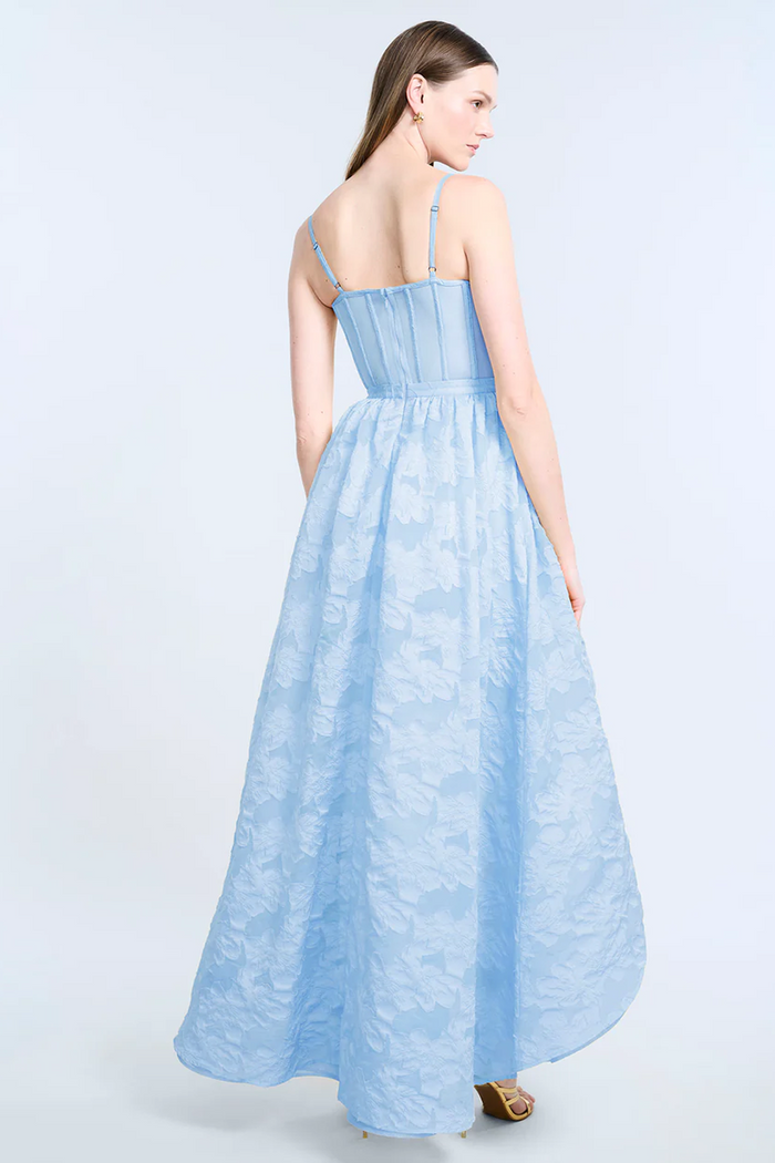 High Low Organza Tulle Gown
