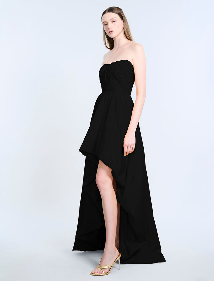 High Slit Ball Gown