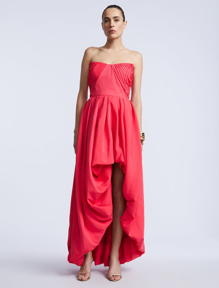 High Slit Ball Gown