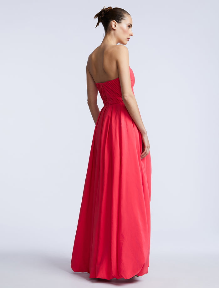 High Slit Ball Gown