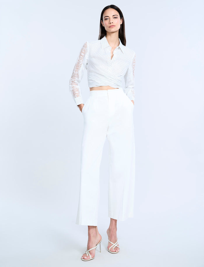 High Waist Cropped Pant