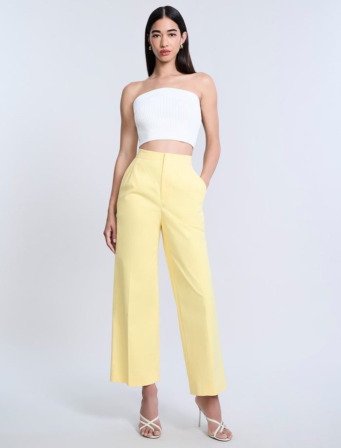 High Waist Cropped Pant
