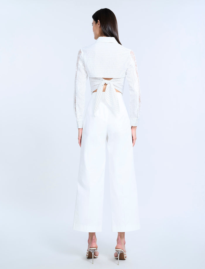 High Waist Cropped Pant