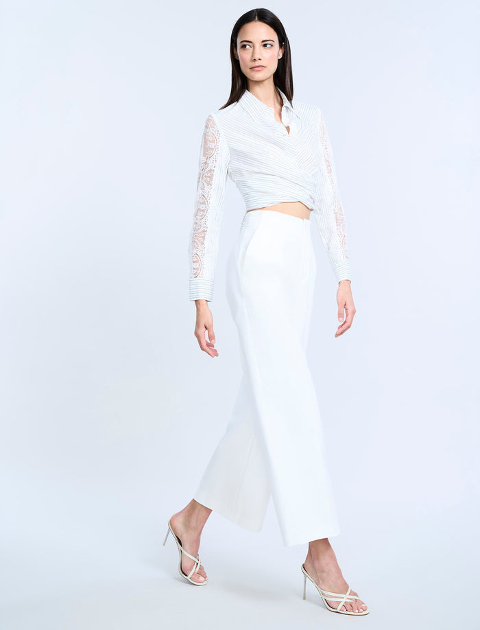 High Waist Cropped Pant