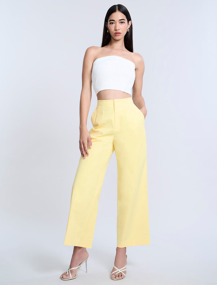 High Waist Cropped Pant