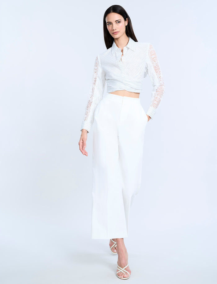 High Waist Cropped Pant