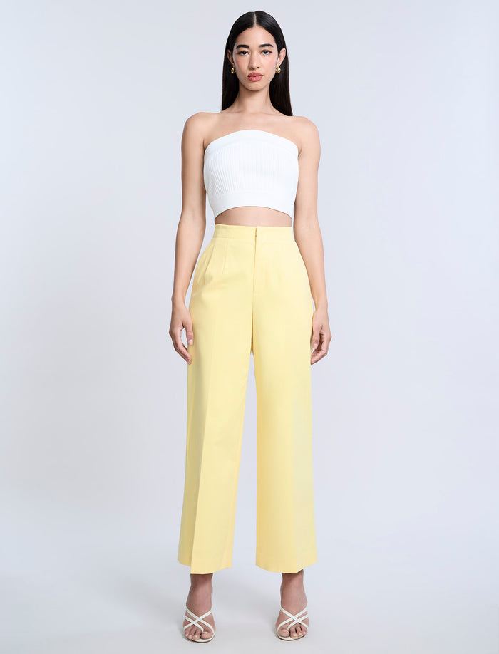High Waist Cropped Pant