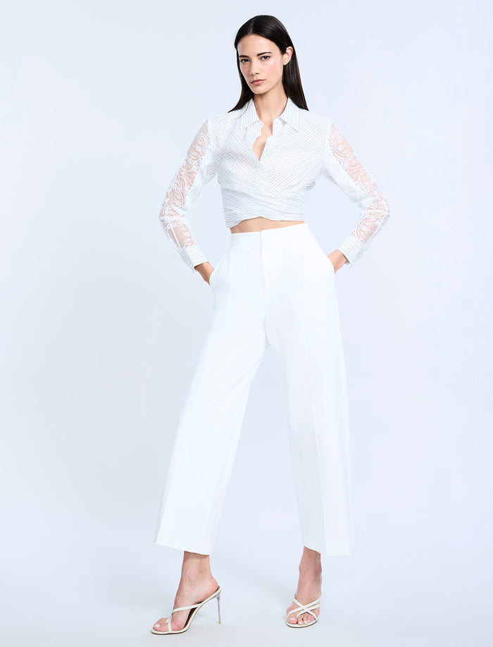 High Waist Cropped Pant