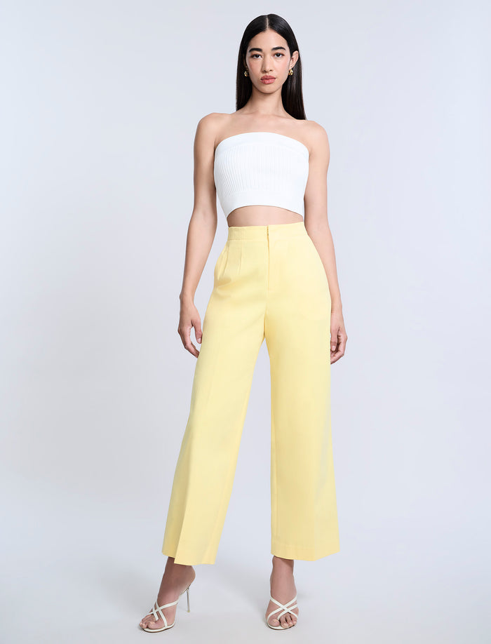High Waist Cropped Pant
