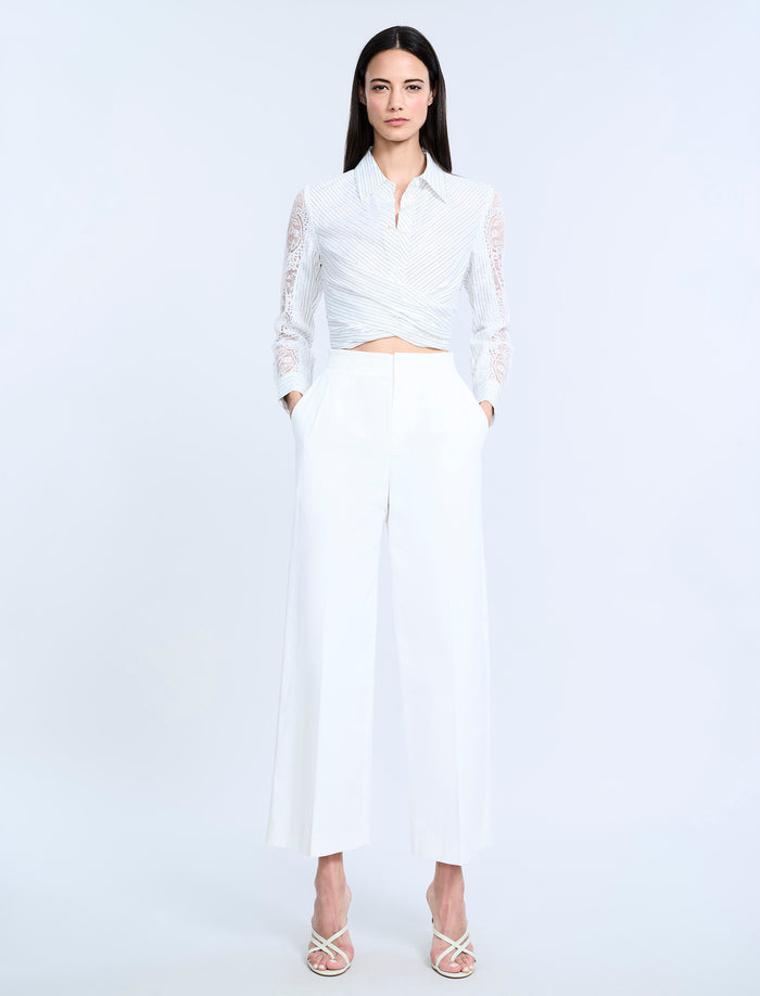 High Waist Cropped Pant
