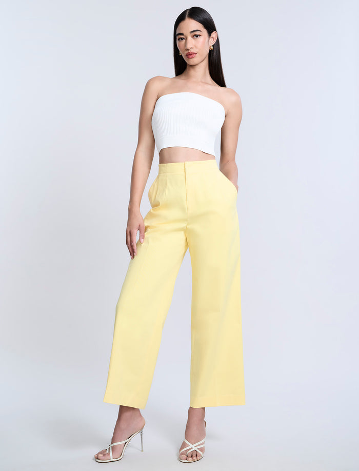 High Waist Cropped Pant