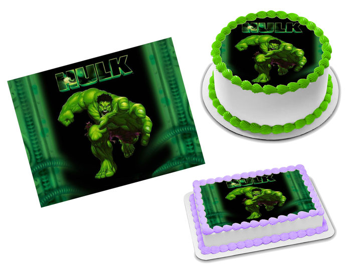 Hulk Edible Image Frosting Sheet #27 (70+ sizes)