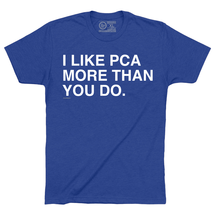I Like PCA More than You Do shirt featuring Pete Crow-Armstrong by Obvious Shirts