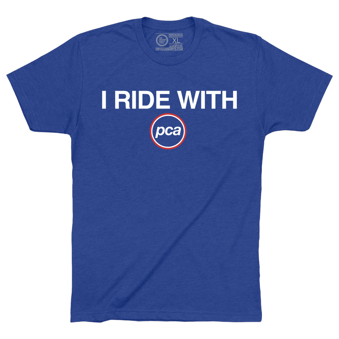 I Ride with PCA shirt featuring Pete Crow-Armstrong by Obvious Shirts