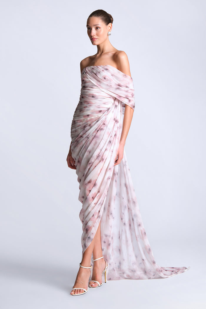 Isabella Printed Gown