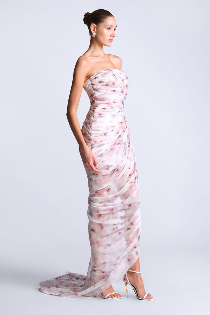 Isabella Printed Gown