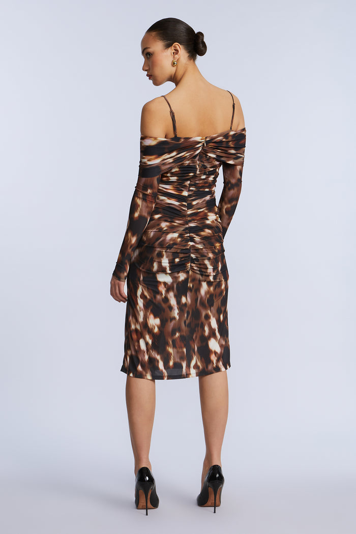 Jersey Off Shoulder Dress