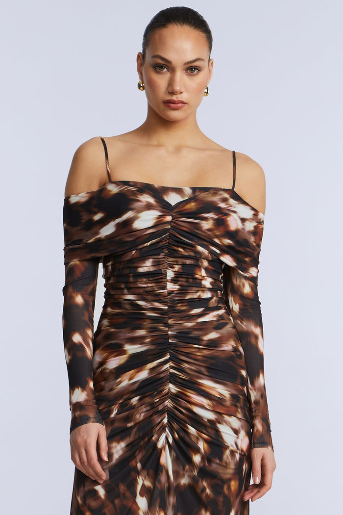 Jersey Off Shoulder Dress