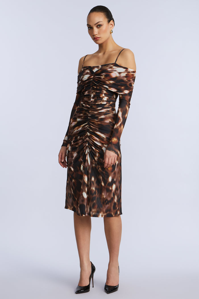 Jersey Off Shoulder Dress