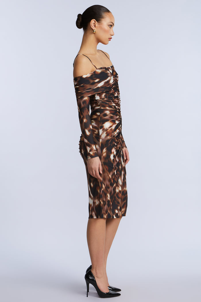 Jersey Off Shoulder Dress