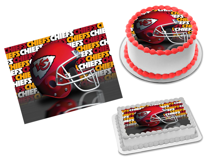 Kansas City Chiefs Edible Image Frosting Sheet #1 (70+ sizes)