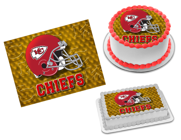Kansas City Chiefs Edible Image Frosting Sheet #28 (70+ sizes)