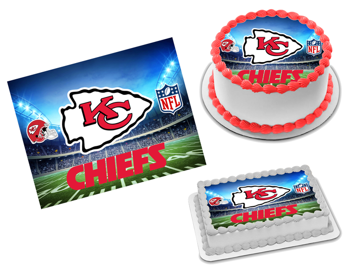 Kansas City Chiefs Edible Image Frosting Sheet #44 (70+ sizes)