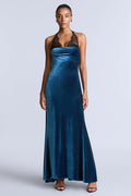 Lace Velvet Gown