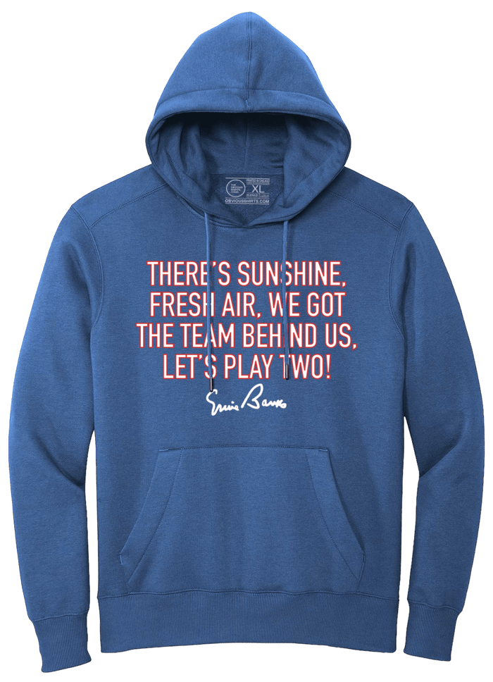 LET'S PLAY TWO! (HOODED SWEATSHIRT) - OBVIOUS SHIRTS