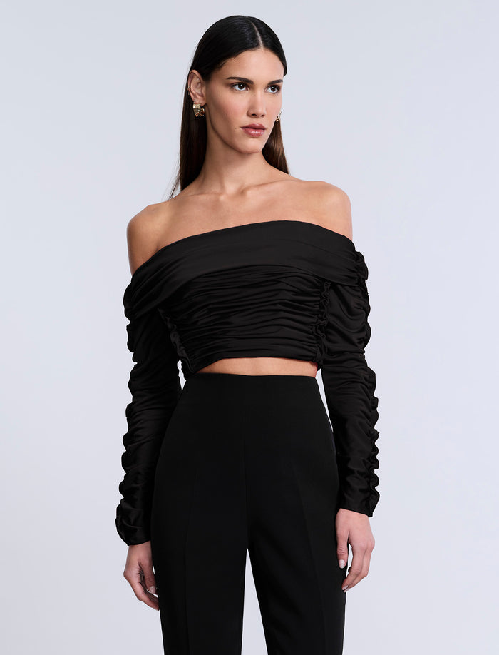 Lettuseruffle Off Shoulder Top