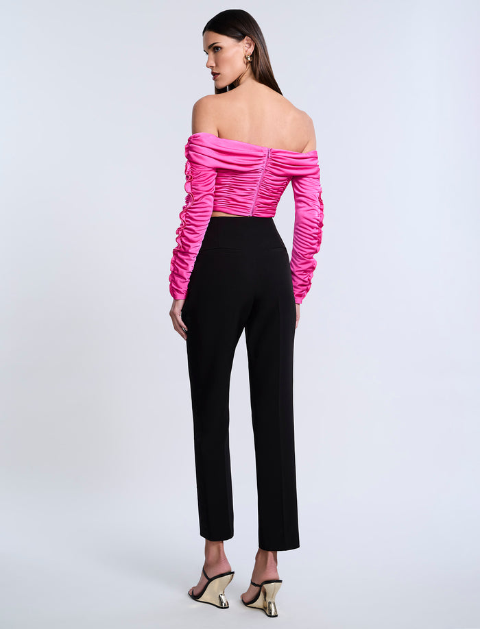 Lettuseruffle Off Shoulder Top