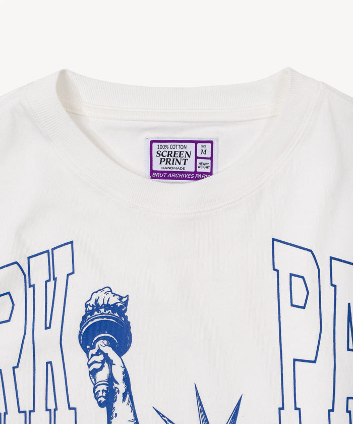 LIBERTY ARCHIVES TEE T-Shirts X-SMALL / WHITE - BRUT Clothing