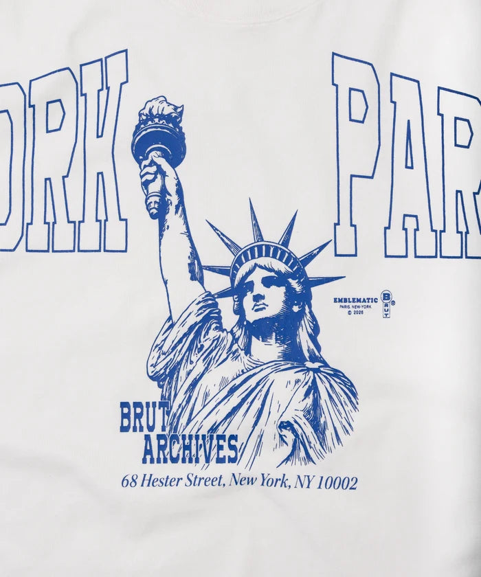 LIBERTY ARCHIVES TEE T-Shirts X-SMALL / WHITE - BRUT Clothing
