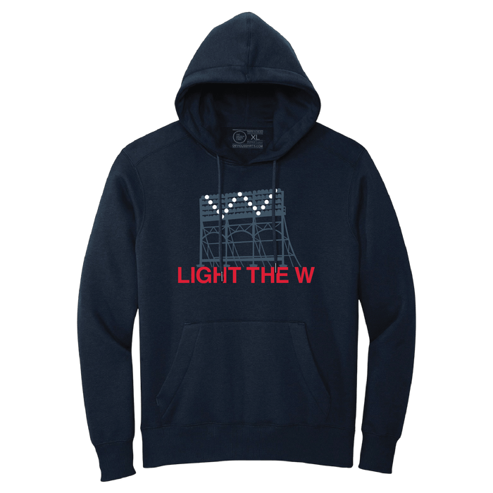 LIGHT THE W. (HOODED SWEATSHIRT) - OBVIOUS SHIRTS