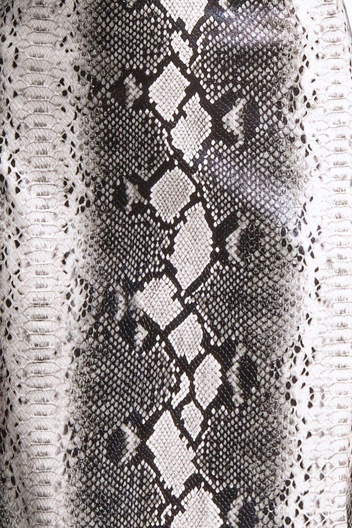 SWATCH: Snakeskin Black & White Print