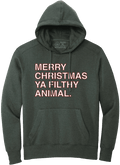 MERRY CHRISTMAS YA FILTHY ANIMAL. (HOODED SWEATSHIRT) - OBVIOUS SHIRTS