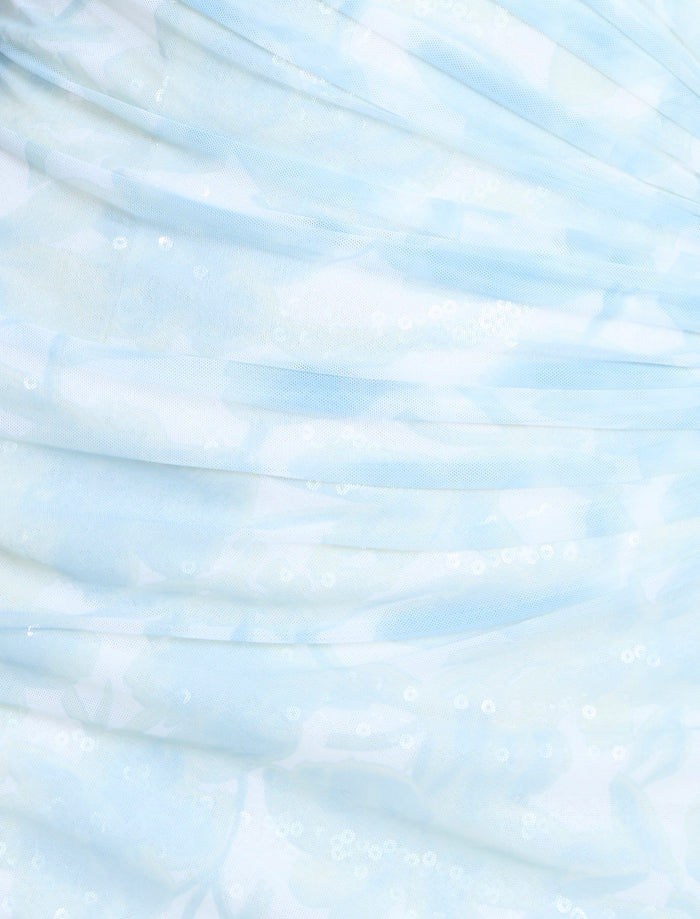 Sky Floral Print SWATCH